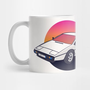 the vaporwave car of the future Mug